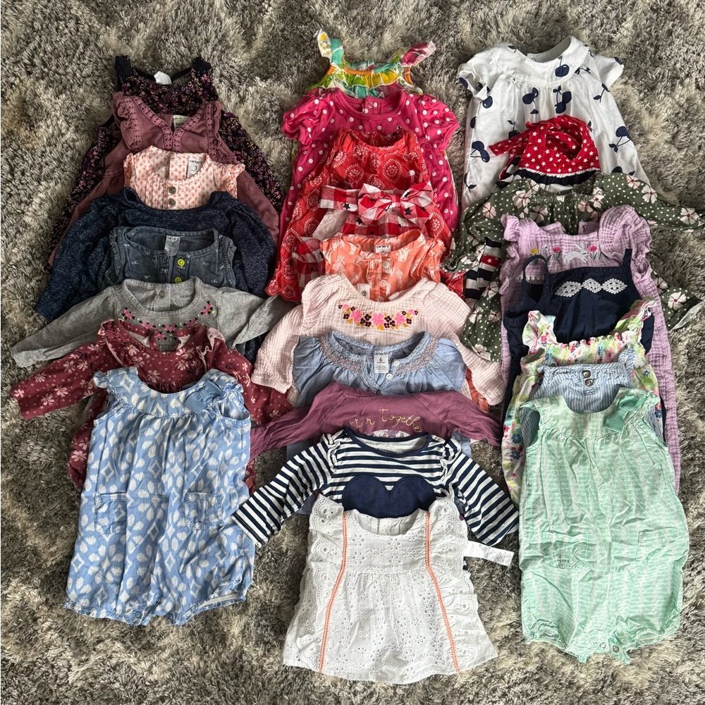 Assorted Baby Girl Onesies and Dresses